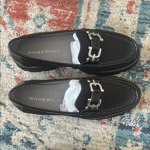 Donald J. Pliner Black Loafers